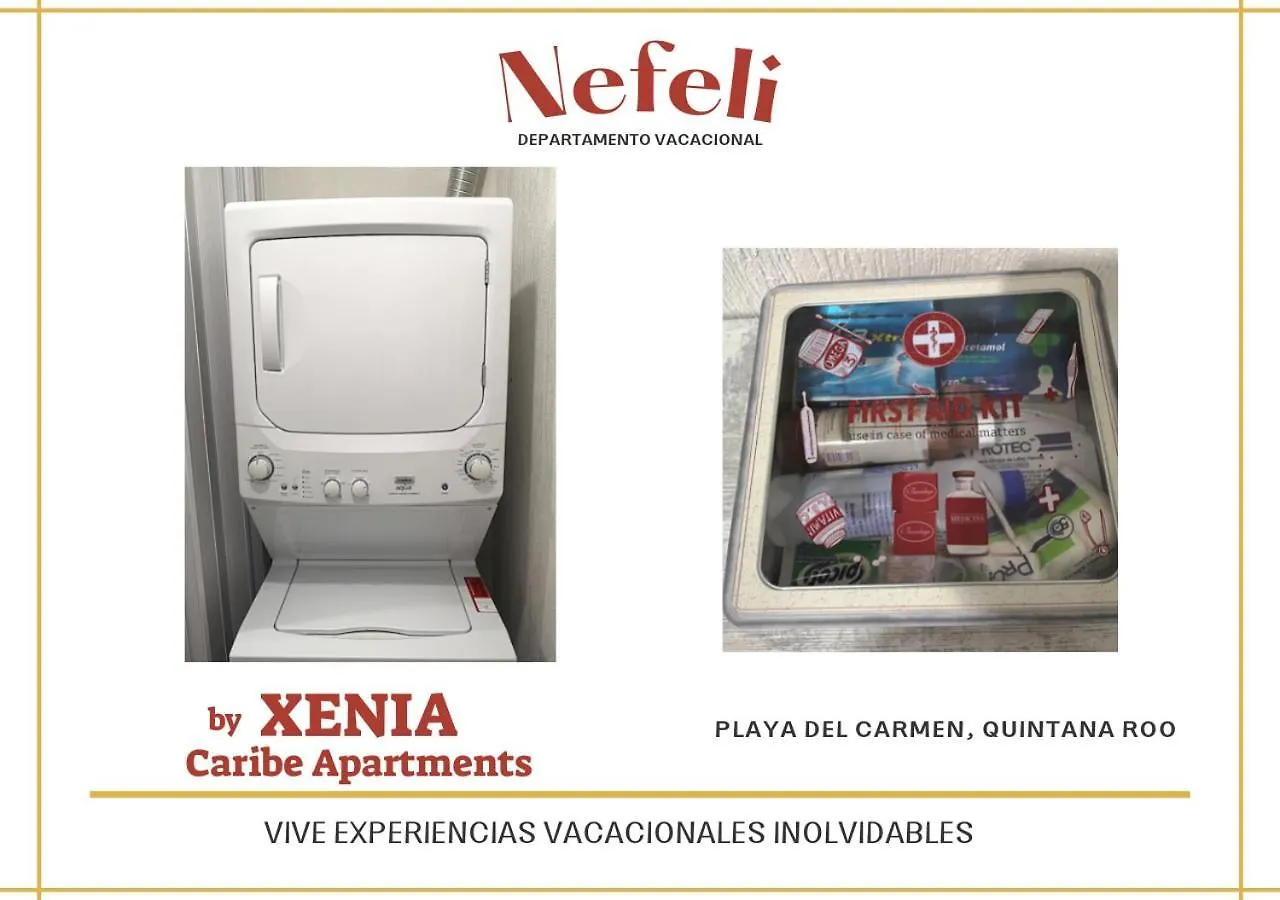 신데 델 카르멘 Nefeli Departamento By Xenia Caribe 아파트 신데 델 카르멘