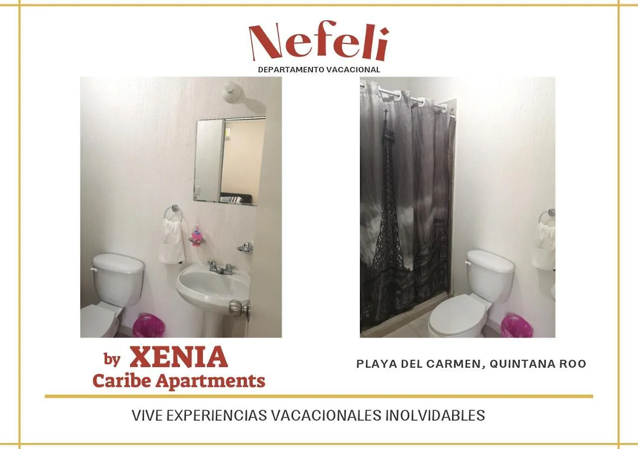 신데 델 카르멘 Nefeli Departamento By Xenia Caribe 아파트  신데 델 카르멘
