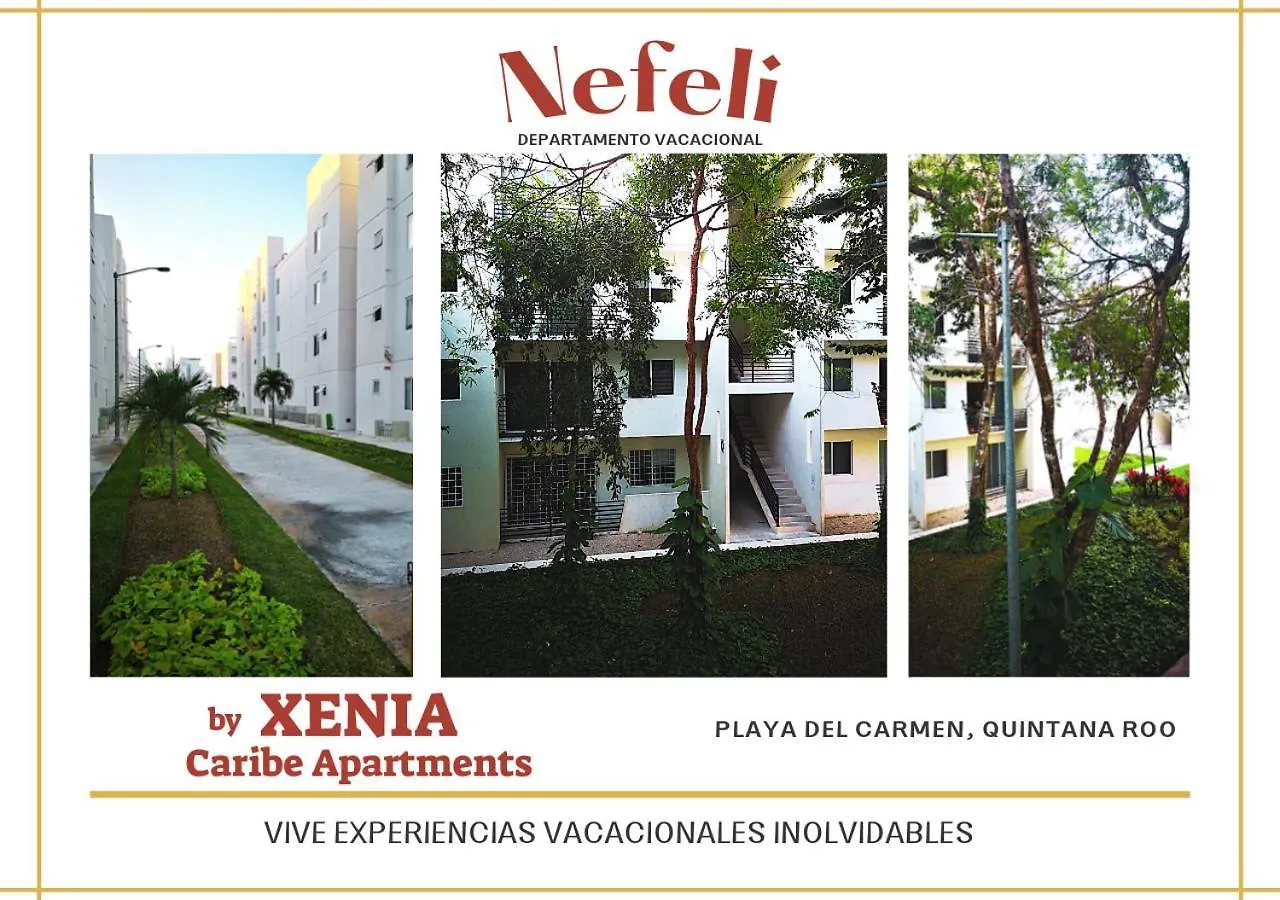 신데 델 카르멘 Nefeli Departamento By Xenia Caribe 아파트